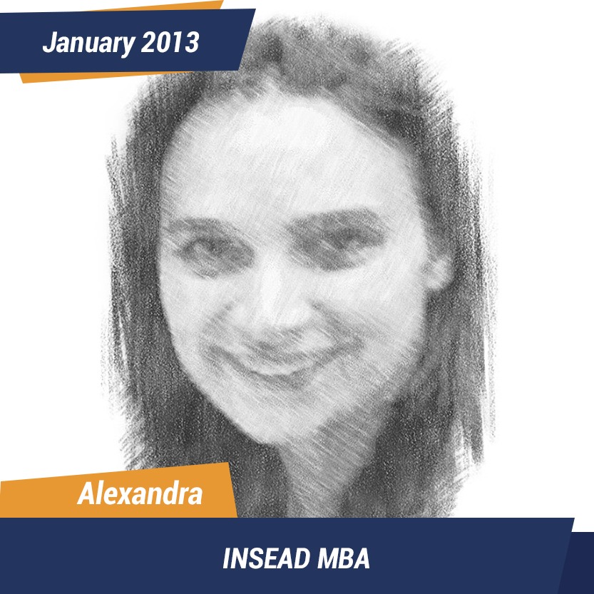 Alexandra, January 2013, Student of the Month, INSEAD MBA
