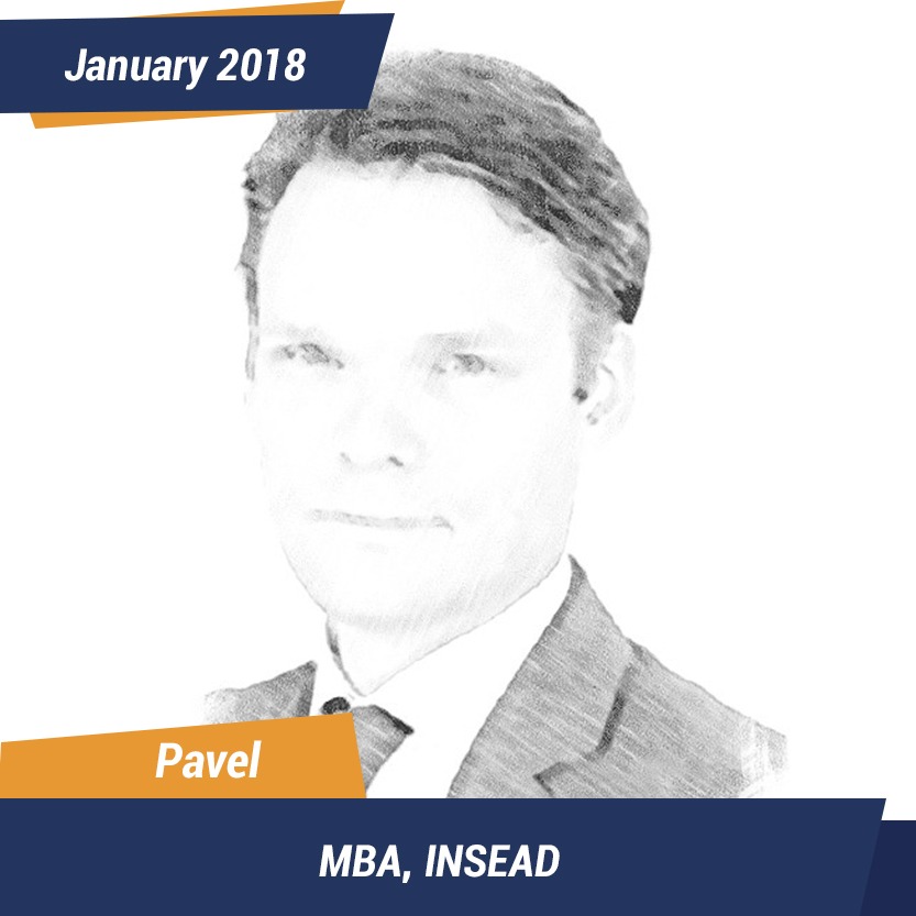 Pavel, Januray 2018, Student of the Month, MBA, INSEAD
