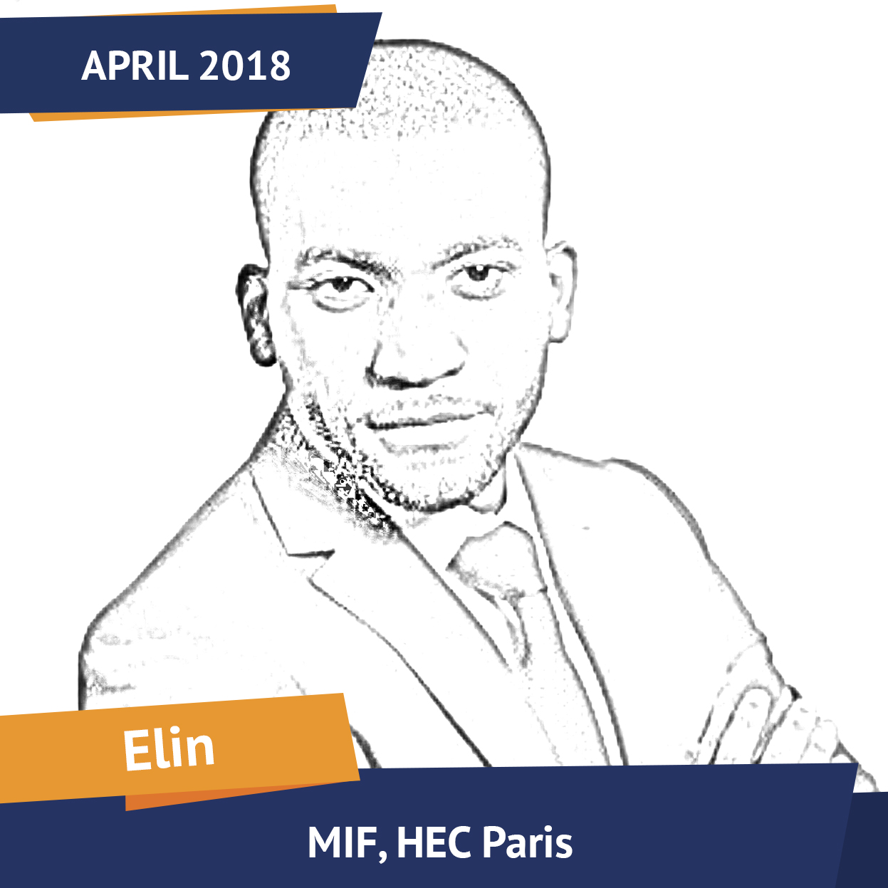 Elin, MIF, HEC, April 2018, Student of the Month