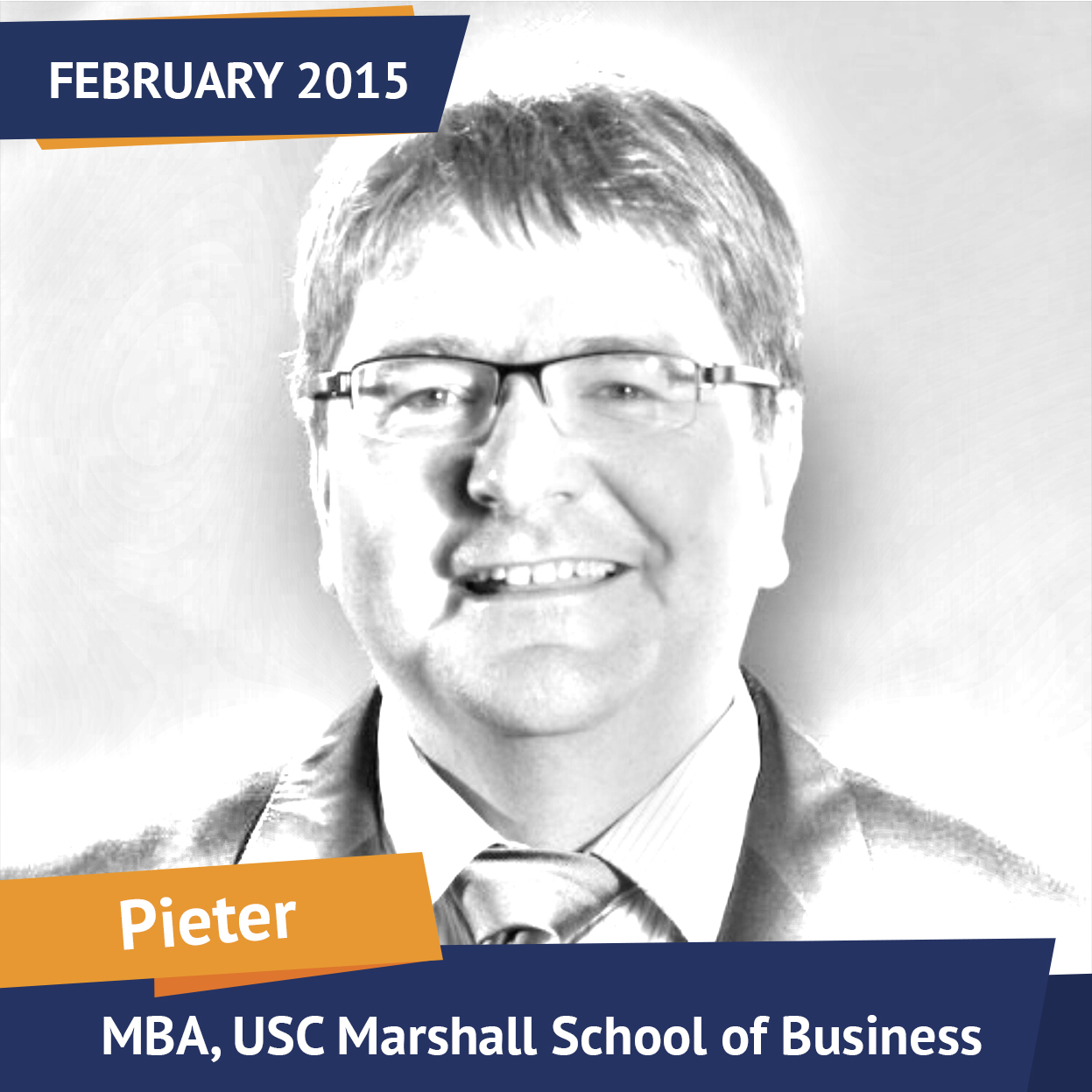 Pieter, MBA, USC Marshall School of Business, Feb 2015, Student of the Month