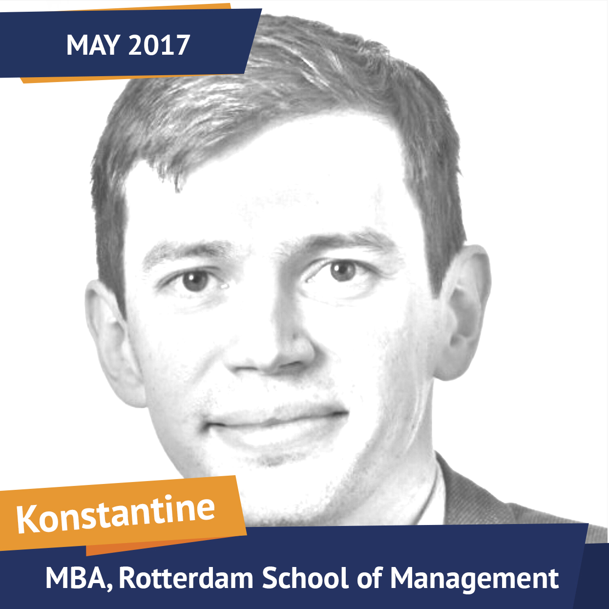 Konstantin, MBA, Rotterdam School of Management, May 2017, Student of the Month