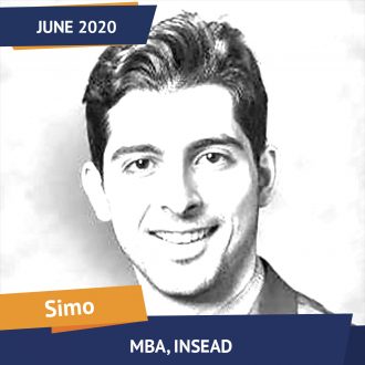 Simo, MBA, Wharton, June 2020, Student of the Month